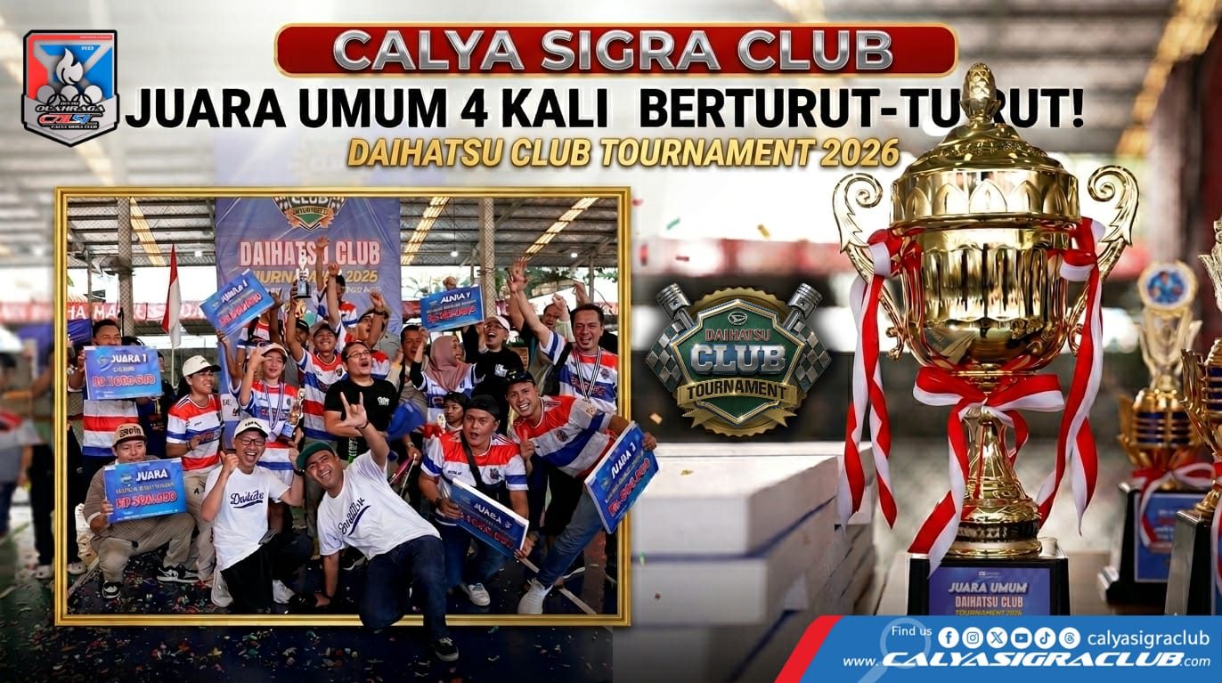 Gambar artikel Calsic Cetak Quattrick Juara Umum di Daihatsu Club Tournament 2026: Simbol Solidaritas 21 Komunitas